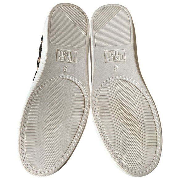 Time And Tru Leopard Memory Foam Slip On Loafers Flats Casual - Picture 4 of 7